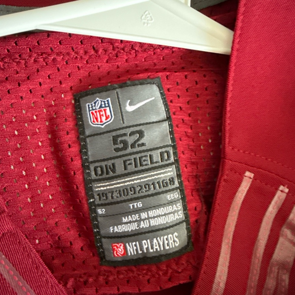 Nike Burgundy and Gold Men's Jersey - Picture 5 of 7